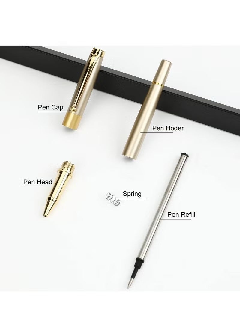 Ballpoint Pen Black Refill,Luxury Ballpoint Line width 0.5mm,Best Ball Pen Gift Set for Men & Women Professional Executive,Office,Nice BallPens Classy Gift Box (Gold) - Image 3